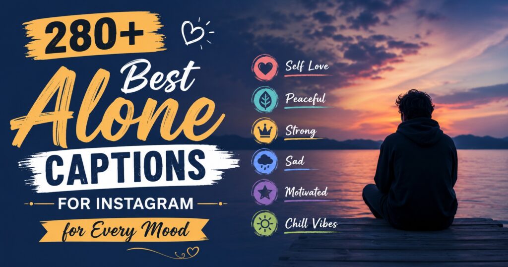 280+ Best Alone Captions for Instagram for Every Mood