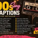 400+ Best 90s Song Captions for Instagram That Spark Instant Nostalgia
