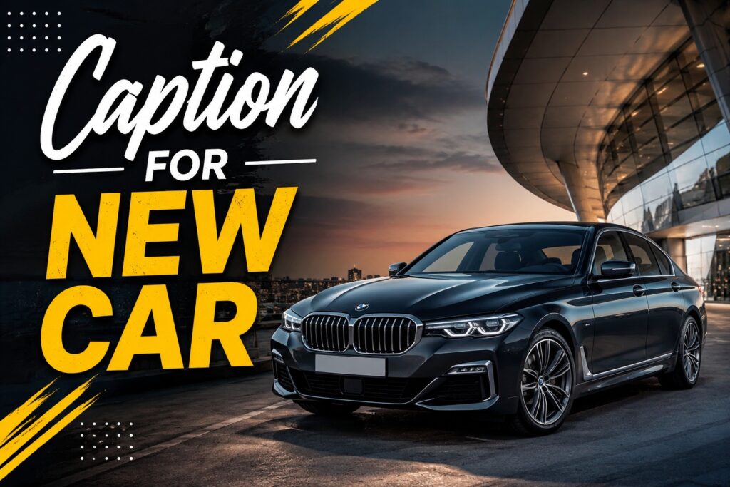 Feel the Thrill: 1000+ Caption for New Car for Instagram