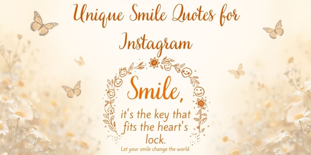 450+ Unique Smile Quotes for Instagram to Boost Your Mood, Likes, and Reach