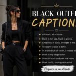 250+ Unique Black Outfit Captions for Instagram: Short, Funny & Dark Mood