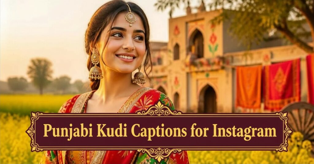 100+ Best Punjabi Kudi Captions for Instagram That Boost Your Style & Swag