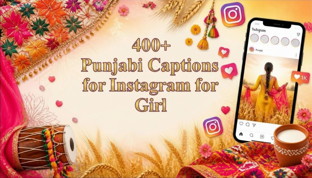 400+ Punjabi Captions for Instagram for Girl That'll Melt Hearts (2026)