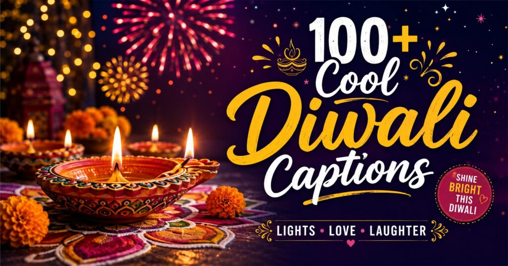 100+ Cool Diwali Captions for Every Type of Post: Family to Firework