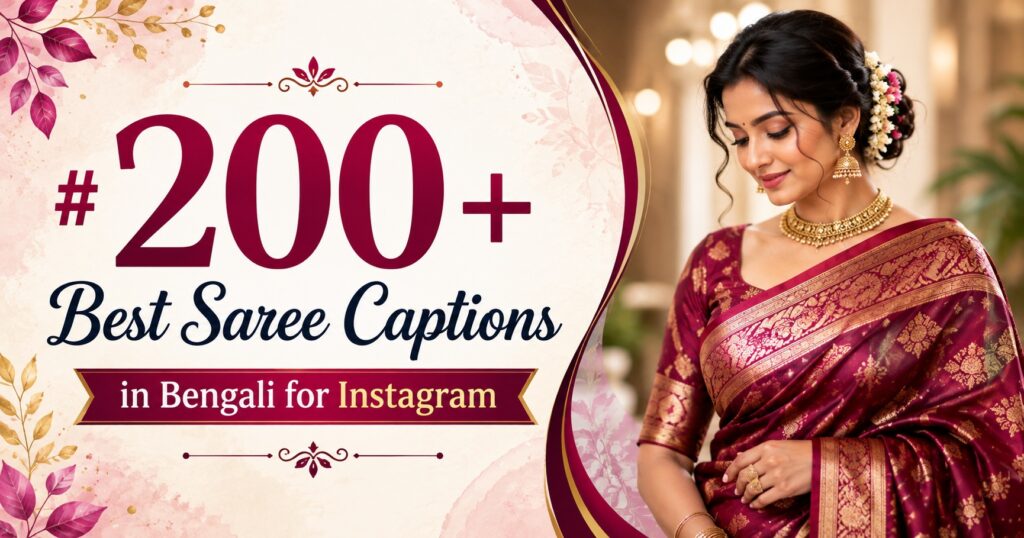 200+ Best Saree Captions in Bengali for Instagram (Stunning & Traditional Picks for 2026)