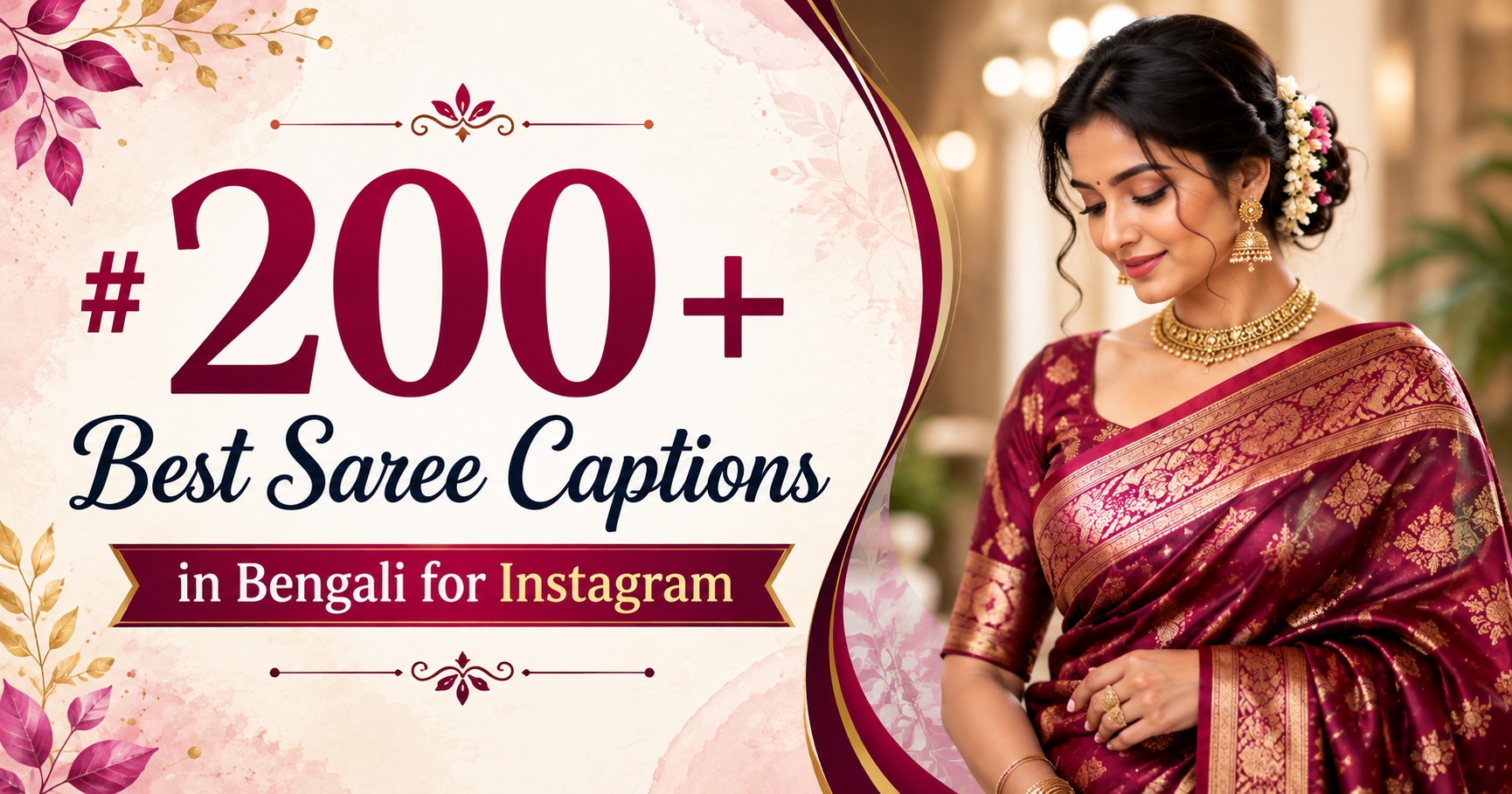 200+ Best Saree Captions in Bengali for Instagram (Stunning & Traditional Picks for 2026)